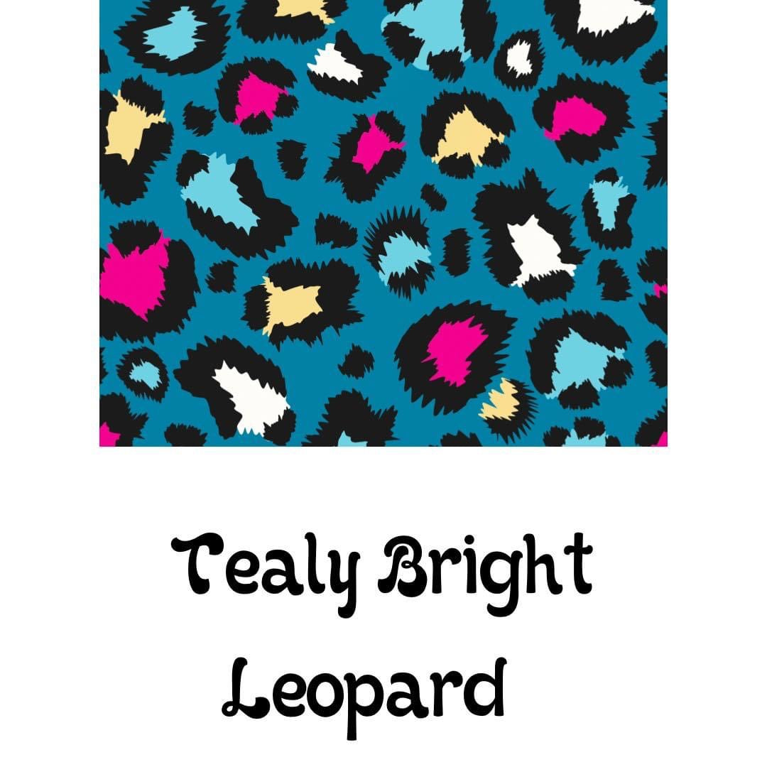 Tealy Bright Leopard